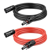 Câble d'extension solaire GF0034 10mm² 1800V résistant aux UV XLPE IP65 pour panneau solaire, camping-car, stockage d'énergie hors réseau