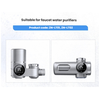 Cartouche filtrante purificateur d'eau UV 2026 pour robinet domestique 100 GPD, anti-calcaire, à bloc de carbone et charbon actif