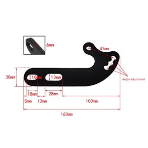 Garde-boue arrière universel pour moto, garde-boue avant, protection contre la boue, garde-boue arrière, garde-boue, pièces modifiées - Product Image 6