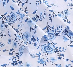 4Pcs Twin Đầy Đủ Nữ Hoàng Vua 100% Polyester In Tấm Ga Giường Bộ Đồ Giường Thiết Lập - Product Image 4