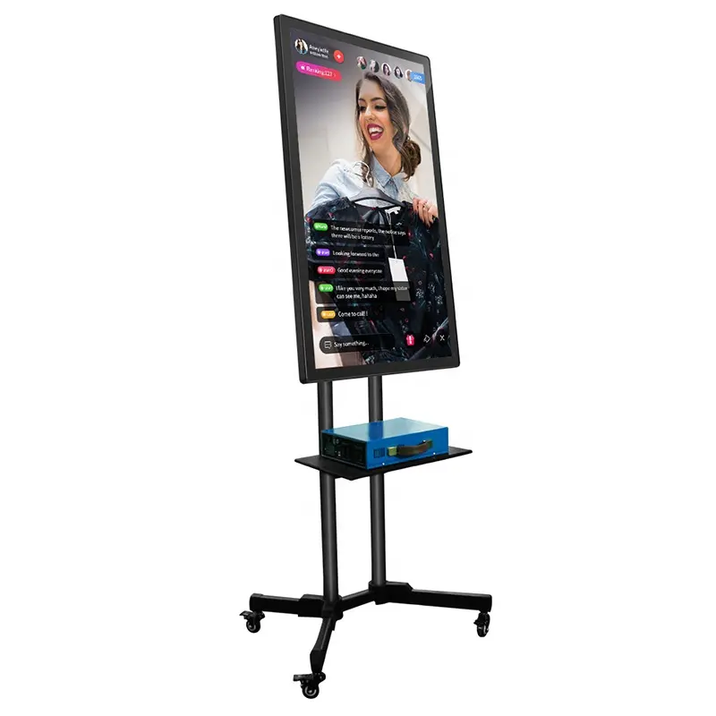 32 43 55 Inch Hd Live Cast Scherm Onderwijs Training Interactieve Verticale Scherm Nieuwe Media Lcd Reclame Speler