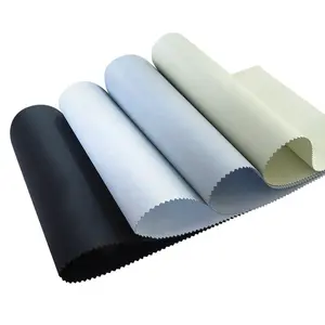 High Quality 100% Blinds Fabric Polyester Fiber Solid Colors Made Blackout Roller Blinds Fabric for window made in china