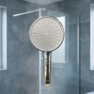 Ensemble de douche circulaire moderne et robinet de bain pour salle de bain, construction en plastique + alliage de zinc, modèle 33316 - Product Image 4