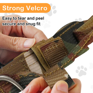 Robuuste, verstelbare, duurzame, gevoerde outdoor nylon hondenriemen met handvatten, gepersonaliseerde snelontgrendelingsbanden - Product Image 6