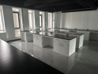 Table de laboratoire en acier inoxydable, ignifuge, anti-explosion, antimicrobienne, design moderne pour usage scolaire et hospitalier, scientifique