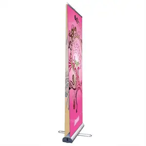 Aluminum alloy double side roll up banner stand 80x200 publicity display