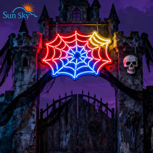 Design gratuito personalizzato Halloween felice festa atmosfera in acrilico luce della stanza delle vacanze insegna al Neon della parete - Product Image 4