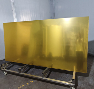 Vàng Bạc gương acrylic tấm cắt laser linh hoạt Acrylic gương trong nhà máy tùy chỉnh một chiều hai chiều Acrylic gương - Product Image 1