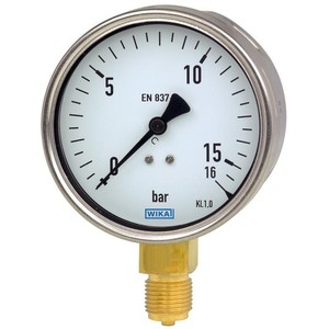 Prix usine Manomètre à eau haute pression avec boîtier en acier inoxydable, Modèles 100 et 160, Manomètre 212.20 - Product Image 1