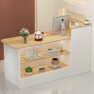 Mostrador de Caja Simple y Moderno para Tienda de Ropa Pequeña, Tienda de Conveniencia, Recepción - Product Image 1