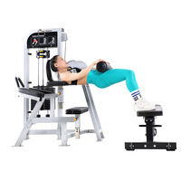 Machine de musculation commerciale pour la gym, à charge de plaques en acier, pour les fessiers et les bridges