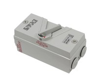 Interrupteur d'isolement extérieur étanche, triphasé, quatre fils, UKF-4P63A/35A20A, interrupteur de charge extérieur résistant à la pluie, 380V