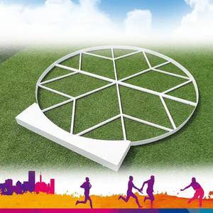 Cercle de lancer d'athlétisme en acier pour lancer du boulon et du disque, pour compétition professionnelle et utilisation en stade, directement du fabricant - Product Image 2