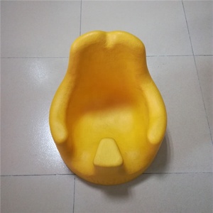 Chaise haute portable de haute qualité pour bébé, siège <span class=keywords><strong>rehausseur</strong></span> confortable et moderne en mousse PU, plastique imperméable et durable pour la cuisine - Product Image 1
