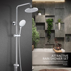 Kit <span class=keywords><strong>de</strong></span> <span class=keywords><strong>colonne</strong></span> <span class=keywords><strong>de</strong></span> douche à pied réglable, <span class=keywords><strong>salle</strong></span> <span class=keywords><strong>de</strong></span> bains, en acier inoxydable, <span class=keywords><strong>colonne</strong></span> <span class=keywords><strong>de</strong></span> douche avec pommeau <span class=keywords><strong>de</strong></span> douche - Product Image 5