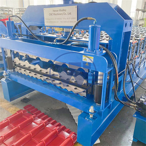 Máquina Formadora de Tejas de Acero de Doble Capa de Buena Calidad con Control PLC y Componentes Centrales de Rodamientos/Motores - Product Image 3