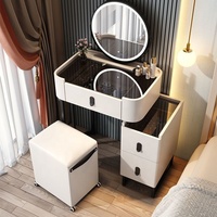 Meubles de Maison Designs de Luxe pour Chambre à Coucher Coiffeuse en Gros Commodes avec Miroir Pleine Longueur et Tiroirs