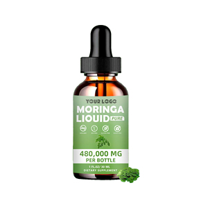 Complément alimentaire liquide de moringa pur, biologique et végétalien, 30 ml, marque privée, soutient la santé immunitaire, nourrit la peau et les cheveux - Product Image 6