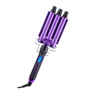 เครื่องม้วนผมเคลือบเซรามิก 35 วัตต์ พร้อมหน้าจอดิจิตอล แสดงอุณหภูมิ 130-210 องศาเซลเซียส ใช้ได้สองแรงดันไฟฟ้า รุ่น WLB-013  โซลูชั่นจัดแต่งทรงผมแบบออลอินวัน ใช้งานง่าย - Product Image 4