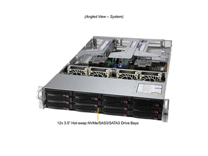 Procesadores escalables Intel Xeon duales Super Micro de 2U para servidor en rack, 32 DIMM, 12 NVMe/SATA 3, gran oferta en stock - Product Image 3