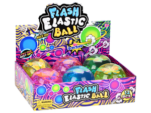 Balles aquatiques rebondissantes clignotantes de 10 cm avec papillon, jouets en forme de boule de cristal lumineuse et moelleuse pour enfants - Product Image 1
