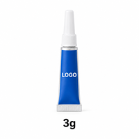 Vente en gros de colle filetée personnalisée 50ml, colle à séchage instantané 20g, qualité d'origine 1:1, 401/222/243/242/262