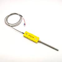 Sonde de température industrielle en acier inoxydable RTD PT100, capteur de thermocouple de type K, OEM ODM, IP65, résolution 0,08°C