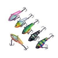 Leurre de pêche artificiel souple VIB en PVC de haute qualité, 4,5 cm, 13 g, avec hameçons, pour eau salée, rivière, lac, ruisseau