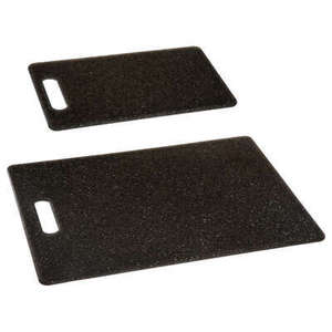 LOT DE 2 PLATESAUX À DÉCORPSER EN POLYPROPYLÈNE NOIR - Product Image 1