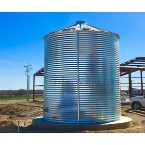 Tanque de armazenamento de água em aço enrolado, tanques redondos para coleção de água chuva, agricultura, aquacultura