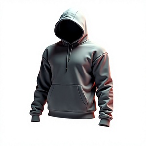 Sudadera con Capucha Casual para Hombre, de Algodón Grueso, Estilo Urbano, Holgada, Fabricación Personalizada al por Mayor - Product Image 5