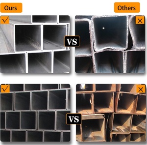 Nhà máy cung cấp chất lượng cao nhẹ Kim loại carbon rỗng phần hình chữ nhật và ống thép vuông - Product Image 4