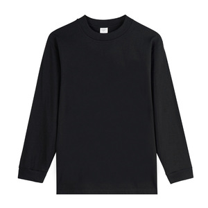 Camiseta de Manga Larga 100% Algodón para <span class=keywords><strong>Hombre</strong></span>, Estilo Básico con Cuello Redondo, Uniforme de Trabajo con Logotipo Personalizado, Informal para Uso Diario y Actividades al Aire Libre - Product Image 5