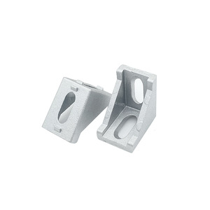 Aluminum Angle Code Connector 2020 2040 Series Die Cast Aluminum Profile Accessories For Industrial Frames L-Shaped Fittings - Product Image 1