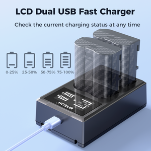CE ROHS FCC En EL15C 2600mAh ชุดชาร์จแบตเตอรี่กล้องสำหรับกล้อง <span class=keywords><strong>Nikon</strong></span> Z8 Z6 <span class=keywords><strong>Z7</strong></span> Z62 Z63 Z5 SLR รองรับการชาร์จอย่างรวดเร็ว PD - Product Image 5