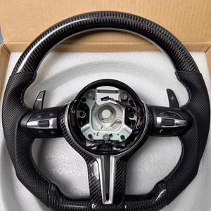 Volante Deportivo Inteligente de Fibra de Carbono y Cuero para <span class=keywords><strong>BMW</strong></span> F30 F10 E90 E72 E60 <span class=keywords><strong>E46</strong></span> M2 M3 M4 M5 M6 de Alta Calidad - Product Image 3