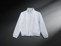 Chaqueta con cremallera lisa al por mayor, informal, reversible, cortavientos, para hombre, tipo cárdigan