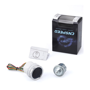 CNSPEED Oil Pressure <b>Gauge</b> 2-Inch 0-7bar White LED Illumination Universal 12V Car <b>Gauge</b> - Product Image 3