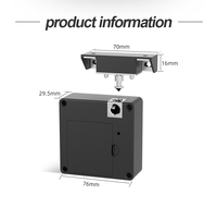 Serrure de cabinet Tuya/TTlock encastrée en option 13,56 MHz M1 pour armoires de spa, de gym, de maison, d'immeuble et de casier