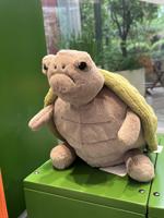 Peluche Tortue Timmy Britannique, Jouet Doux et Apaisant pour Enfants, Rembourrage en Coton PP, Hauteur de 31 cm à 50 cm
