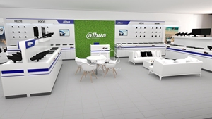 Boutique de vidéosurveillance Boutique design d'intérieur Vente au détail Caméra de vidéosurveillance Vitrine Comptoir de boutique de vidéosurveillance - Product Image 2