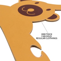 Logo personnalisé protection de l'environnement chat chien animal cintre en carton vêtements pour animaux de compagnie cintre en papier