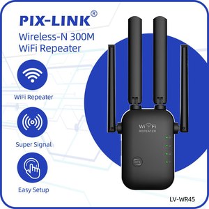 <span class=keywords><strong>Pix</strong></span> <span class=keywords><strong>Link</strong></span> WiFi repeater เครื่องขยายสัญญาณ ripetitore Extender WiFi 300Mbps บูสเตอร์สัญญาณ2.4 GHz WIFI เครื่องขยายเสียง extendeur 4เสาอากาศ <span class=keywords><strong>Pix</strong></span> <span class=keywords><strong>Link</strong></span> - Product Image 2