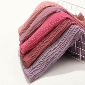 Pañuelo Musulmán Plisado de Primavera para Mujer, Hijab de Chifón Arrugado, Alta Calidad para Actividades al Aire Libre, Venta al Por Mayor en Línea - Product Image 5