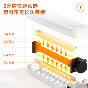 Laminadora en Caliente y Frío A4 285D, Máquina para Laminar Documentos y Fotos para Uso en Casa y Oficina - Product Image 4