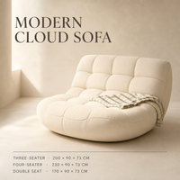 Fauteuil de sol capitonné en bouclette crème, chaise longue basse avec couverture à motif quadrillé, pour salon, vente en gros, direct usine