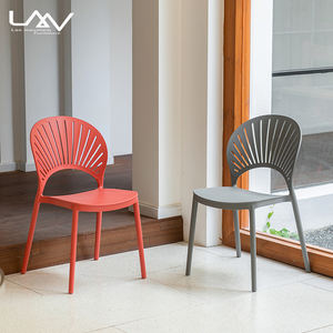 Chaises <span class=keywords><strong>de</strong></span> jardin <span class=keywords><strong>d</strong></span>'extérieur tendance, empilables, colorées, en plastique, pour restaurant, café, PP - Product Image 2
