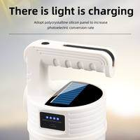 Bombilla LED Solar para Camping, Recargable, Impermeable, de Larga Duración, para Emergencias, Mercados Nocturnos y Puestos Callejeros