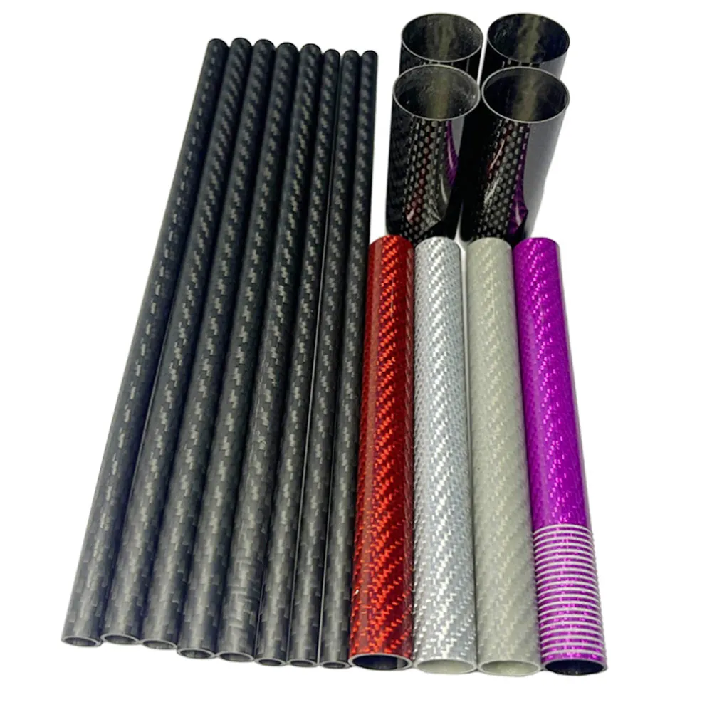 SW China factory 25mm carbon fiber tube manufacturers custom carbon fibre tube shapes pultruded carbon fiber tube