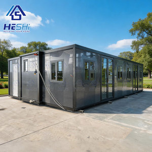 Casa Contenedor Prefabricada Plegable de 20 y 40 Pies con Estabilidad Estándar, 1, 2, 3, 4, 5 Dormitorios, Baño Plegable, Mini Casa, Villa - Product Image 1